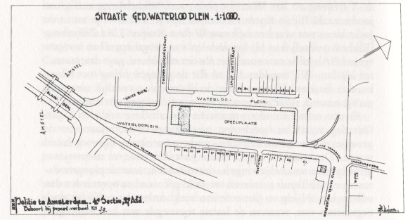Map of the Waterloo Square